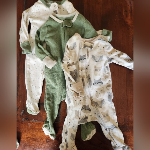 Green Woodland Animal Sleeper Bundle - Picture 1 of 2